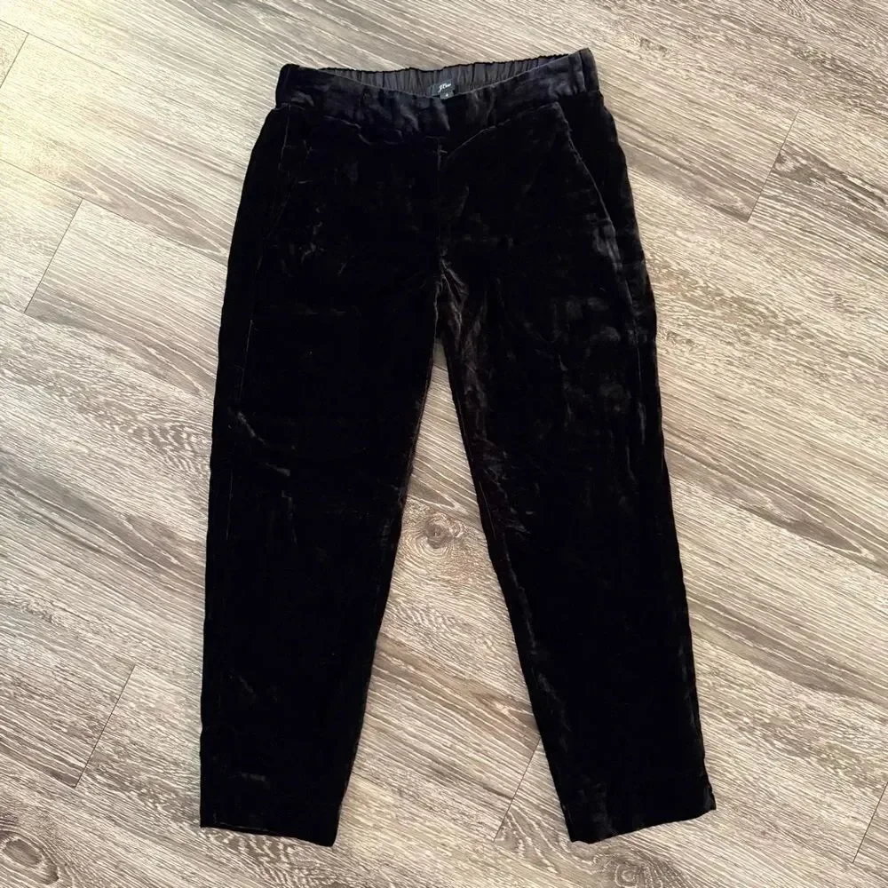 J. Crew Velour Pull On Pants